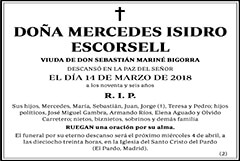 Mercedes Isidro Escorsell
